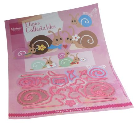 COL1526 Metal Die Marianne Design - Collectable - ELINE'S SNAIL FAMILY