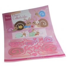 COL1526 Metal Die Marianne Design - Collectable -  ELINE'S SNAIL FAMILY
