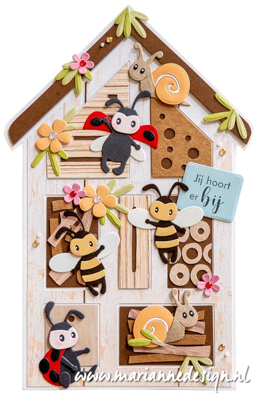 PS8141 Mask Marianne Design - Insect hotel by Marleen - A5
