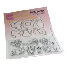 EC0200 ELINE'S ANIMALS - LITTLE CRITTERS STAMP & DIE SET