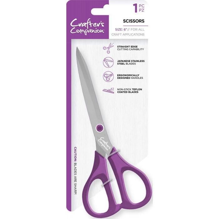 CC-SCISS-STR6 Crafters Companion Scissors - 6" Straight