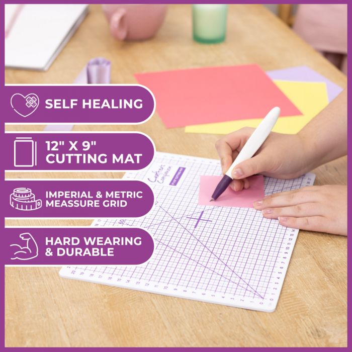 CC-TOOL-CMAT-9 Crafters Companion Cutting Mat - 12"x9"