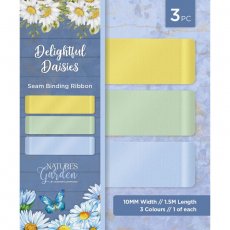 NG-DD-SBRIB Natures Garden Delightful Daisies - Seam Binding Ribbon