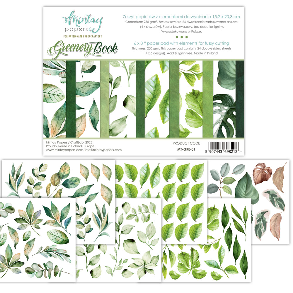 MT-GRE-01 Basic BOOK - Greenery Book -MINTAY