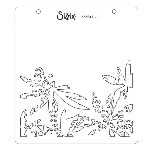 665841 -Sizzix • Layered Stencils Layered Wildflowers 4pcs