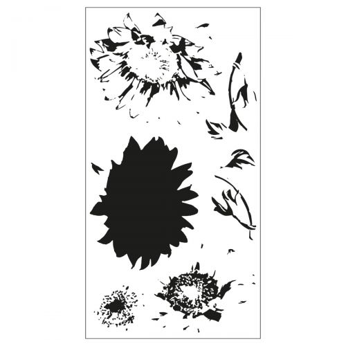 665975 Sizzix • Layered Clear Stamps Sunflower Stem