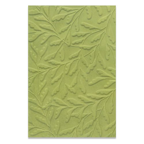 666139 Sizzix • Multi-Level Textured Impressions Embossing Folder Delicate Leaves