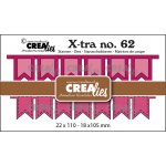 CLXTRA62 Crealies • Xtra Fishtail banners 2x