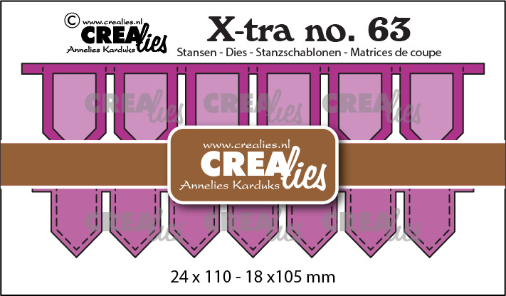 CLXTRA63 Crealies • Xtra Banners 2x