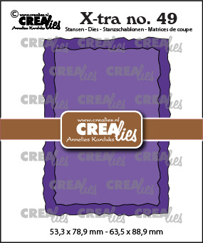 CLXTRA49 Crealies • Xtra dies ATC rough edges