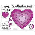 CNLS27 Crealies • Crea-Nest-Lies Small Heartballoons 4x