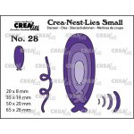 CNLS28 Crealies • Crea-Nest-Lies Small Elongated balloons 4x