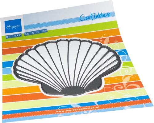 CR1626 Metal Die Marianne Design - CrafTables - Large Sea Shell