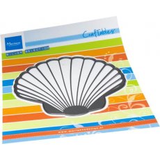 CR1626 Metal Die Marianne Design - CrafTables - Large Sea Shell