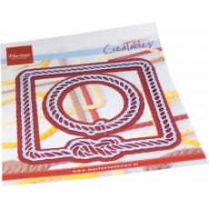 LR0812 Metal Die Marianne Design - Creatable - ROPE FRAMES - SQUARE & CIRCLE