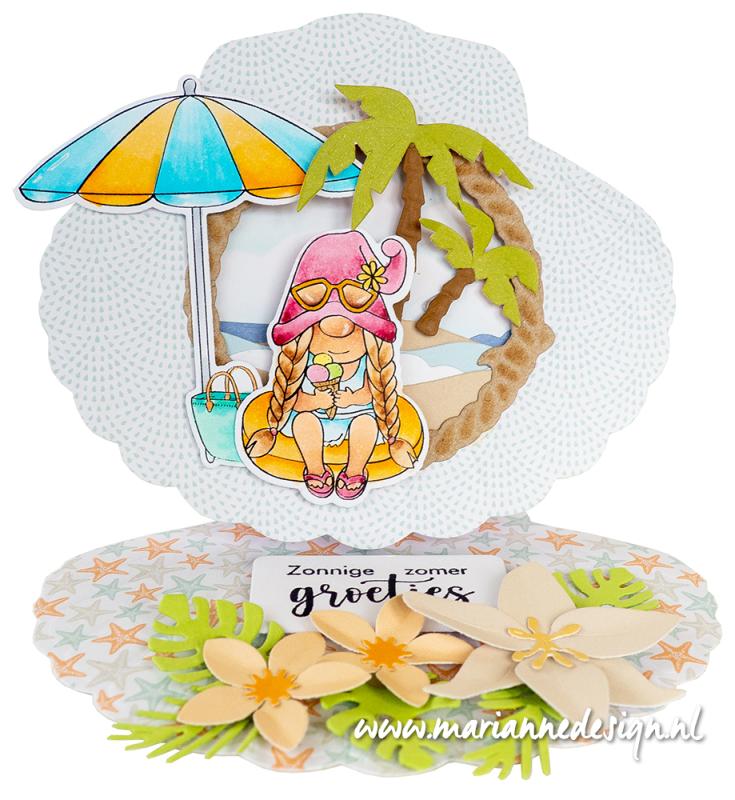 CS1134 Gnomes Beach Girl