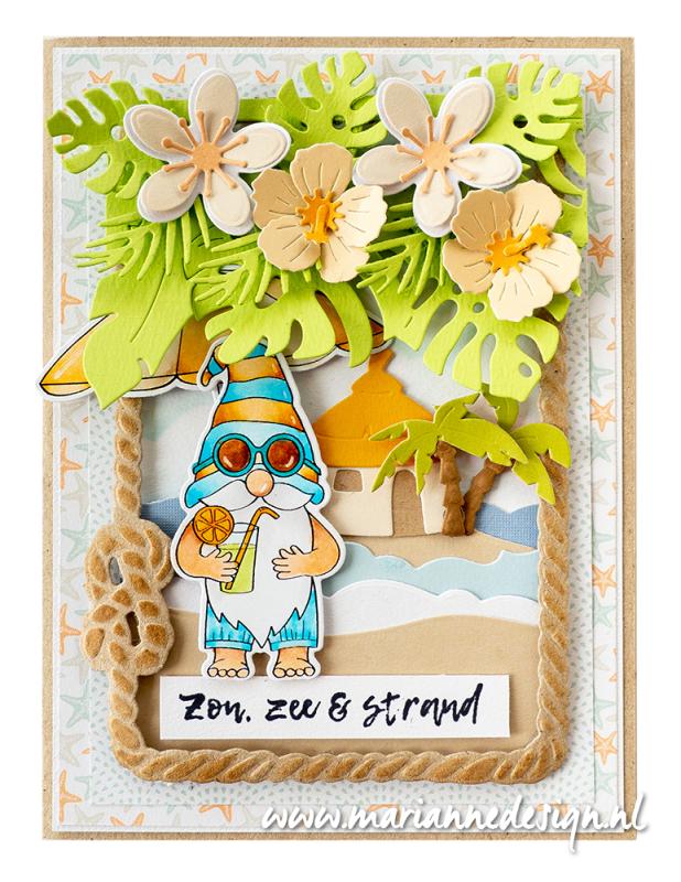 LR0814 Metal Die Marianne Design - Creatable - Palm tree island