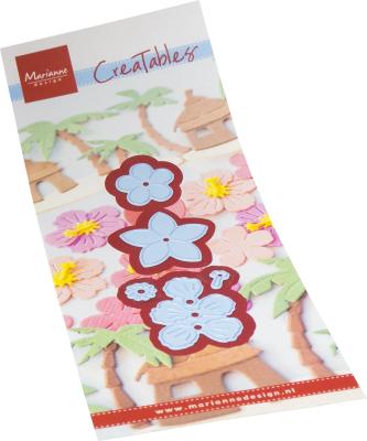 LR0815 Metal Die Marianne Design - Creatable - Tropical Flowers set
