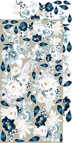 CC-C56-FB-10 FOREVER BLUE - zestaw DODATKÓW - Flowers