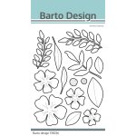 135036 Barto Design Dies "Flower & Leaves"