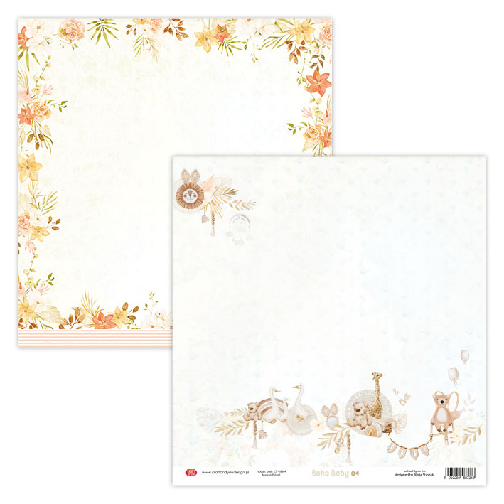 CPB-BH15 Block 15x15 Craft&You Design - Boho Baby