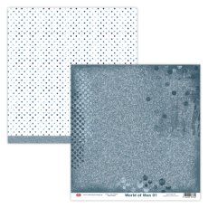 CP-WM01  Double-sided paper Craft & You Design 30.5x30.5 World of Man 01