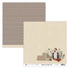 CP-WM03  Double-sided paper Craft & You Design 30.5x30.5 World of Man 03