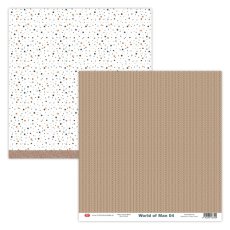CP-WM04  Double-sided paper Craft & You Design 30.5x30.5 World of Man 04