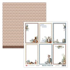CP-WM05  Double-sided paper Craft & You Design 30.5x30.5 World of Man 05