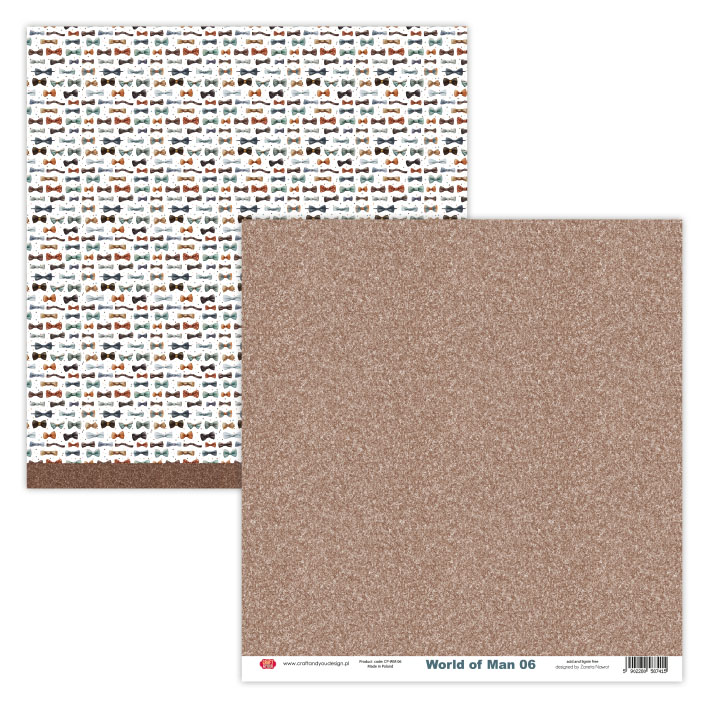 CPB-WM15 Block 15x15 Craft&You Design - World of Man