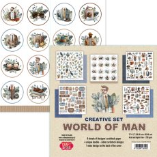 CSET08-WM-8 Big CREATIVE set 30,5x30,5cm  World of Man