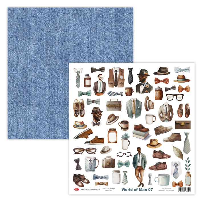 CSET07-WM-4 CREATIVE set 30,5x30,5cm World of Man