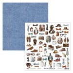 CP-WM07  Elements for self-cutting out Craft & You Design 30.5x30.5 World of Man 07
