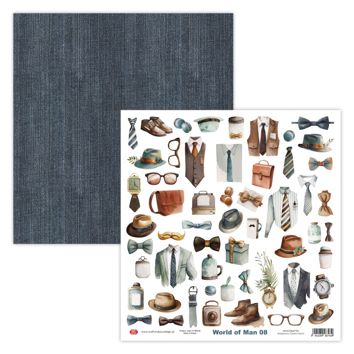 CSET07-WM-4 CREATIVE set 30,5x30,5cm World of Man
