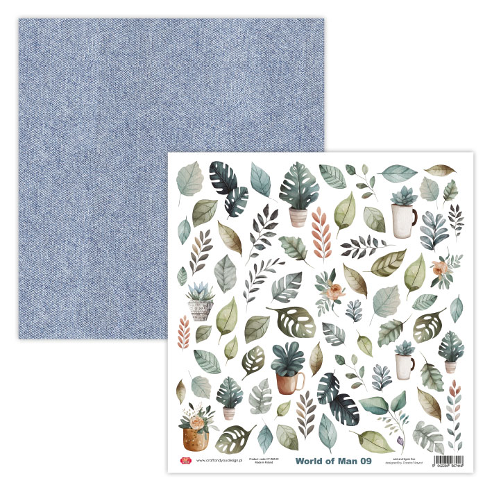 CSET07-WM-4 CREATIVE set 30,5x30,5cm World of Man