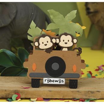 YCD10305 Yvonne Creations Cutting Die - "Jungle Monkey"
