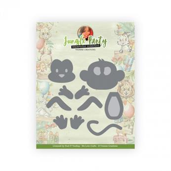 YCD10305 Yvonne Creations Cutting Die - "Jungle Monkey"