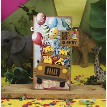 YCD10306 Yvonne Creations Cutting Die - "Jungle Giraffe"