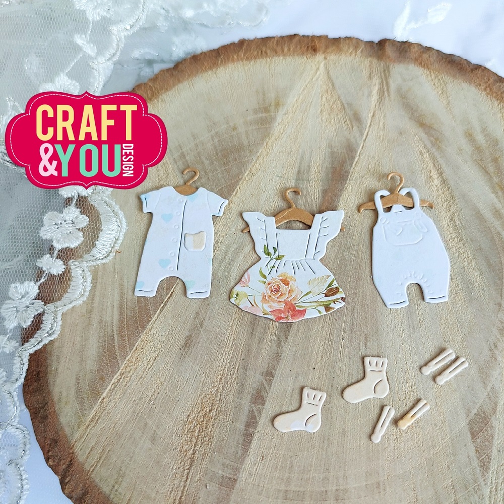CW233 baby's clothes / ubranka dziecięce Cutting Die - Craft&You Design