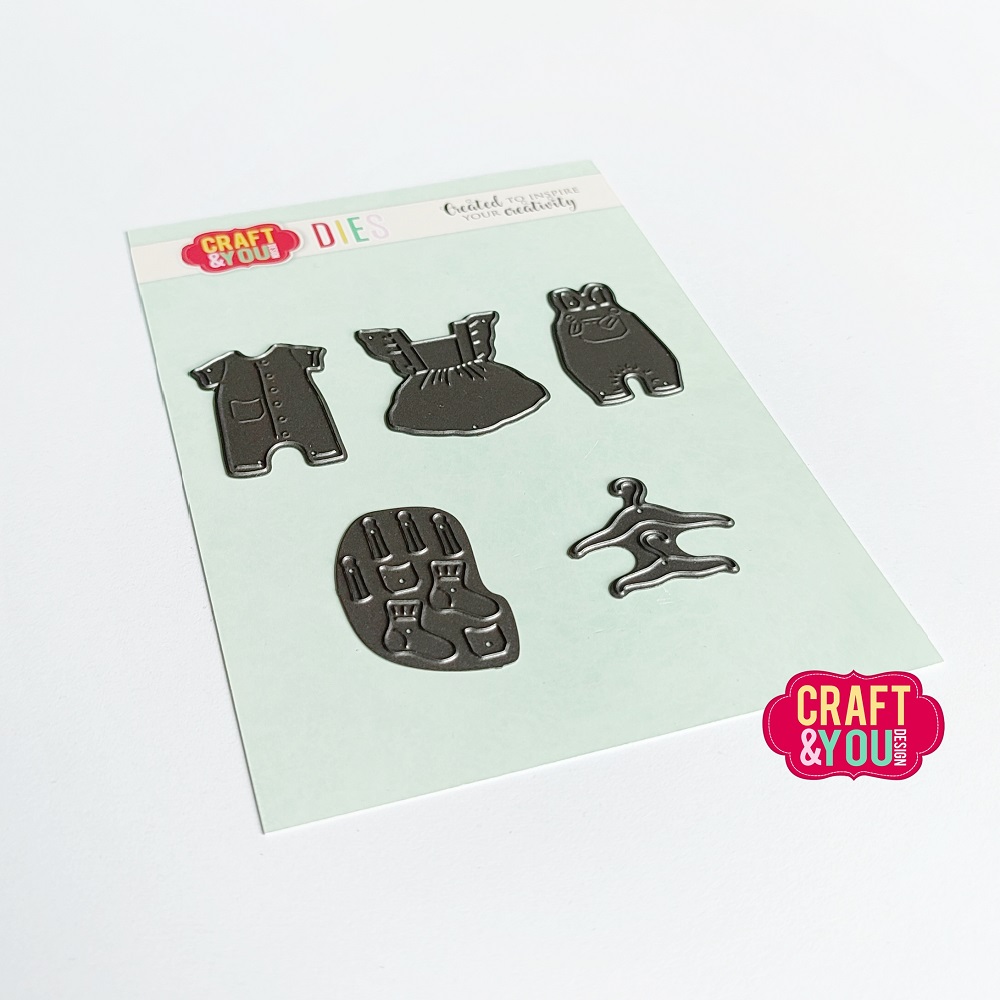 CW233 baby's clothes / ubranka dziecięce Cutting Die - Craft&You Design