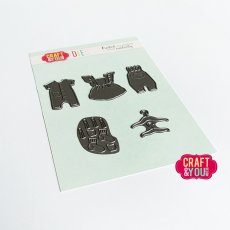 CW233 baby's clothes / ubranka dziecięce  Cutting Die - Craft&You Design
