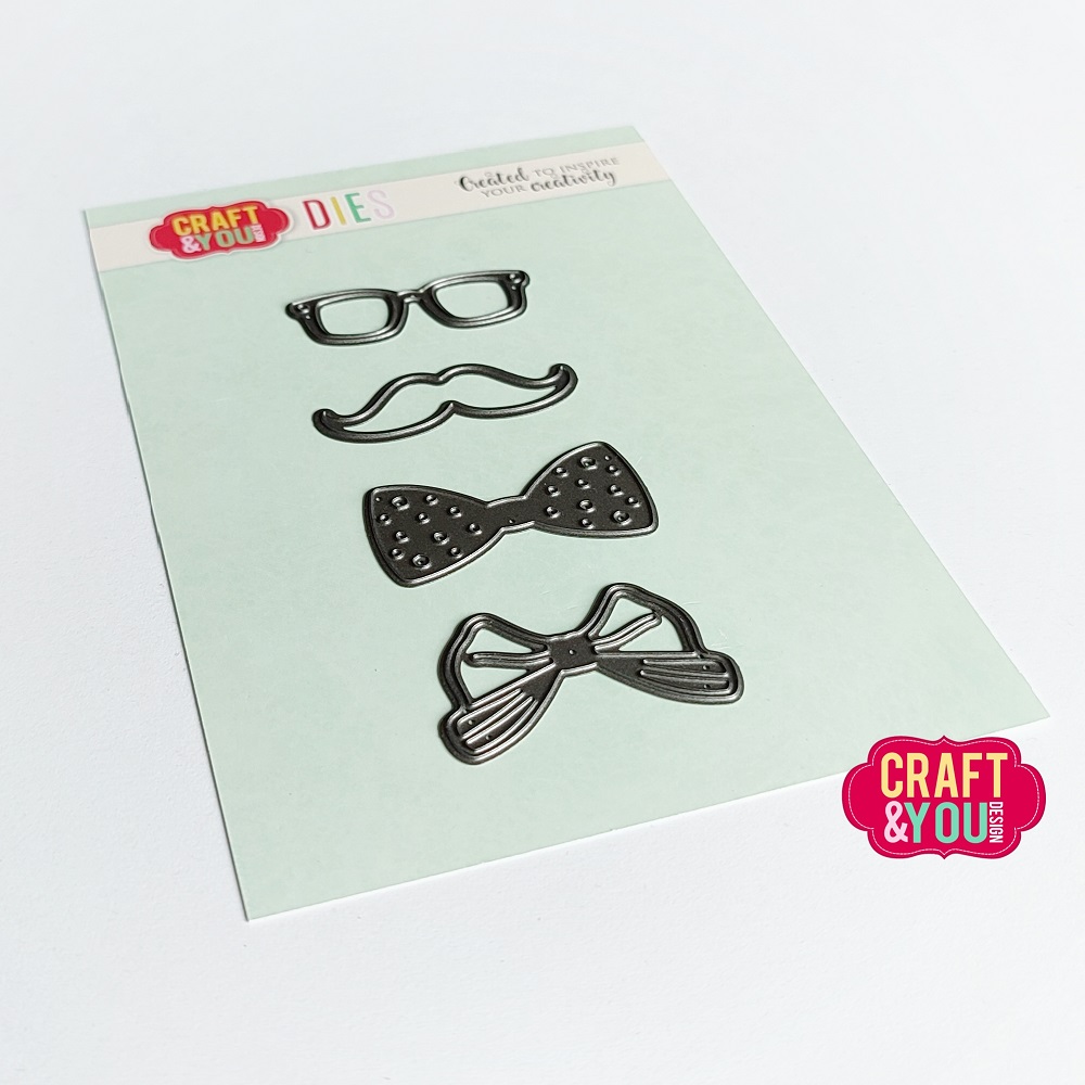 CW243 Cutting Dies - Men's attrubutes - Craft&You Design