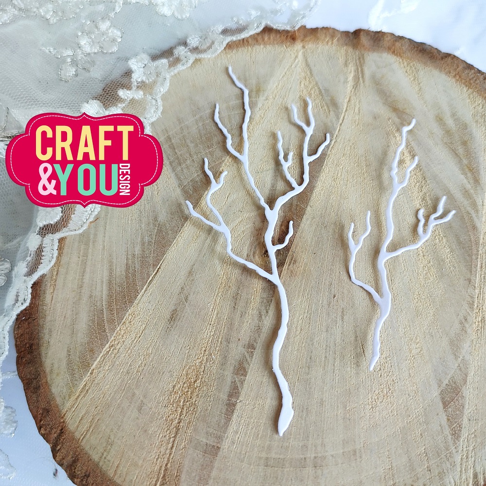 CW246 Cutting Die - Branch set 2 / Zestaw gałęzi - Craft&You Design