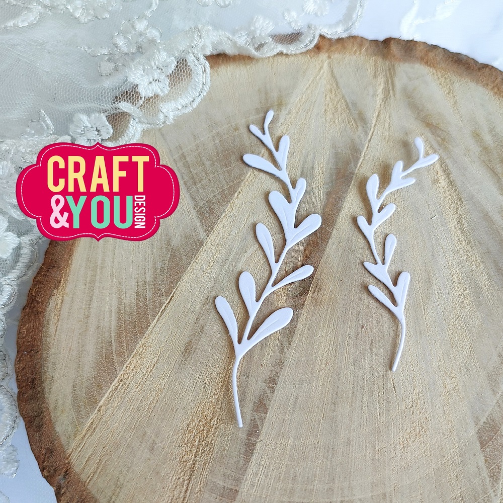 CW247 Drooping twigs Cutting Die - Craft&You Design