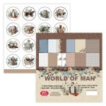 OK-WM30 Cover of Paper Set World of Man Craft & You Design 30.5x30.5 cm