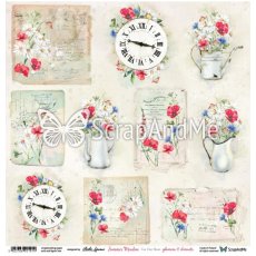 SM-15 Summer Meadow Ephemera & Elements- ScrapAndMe