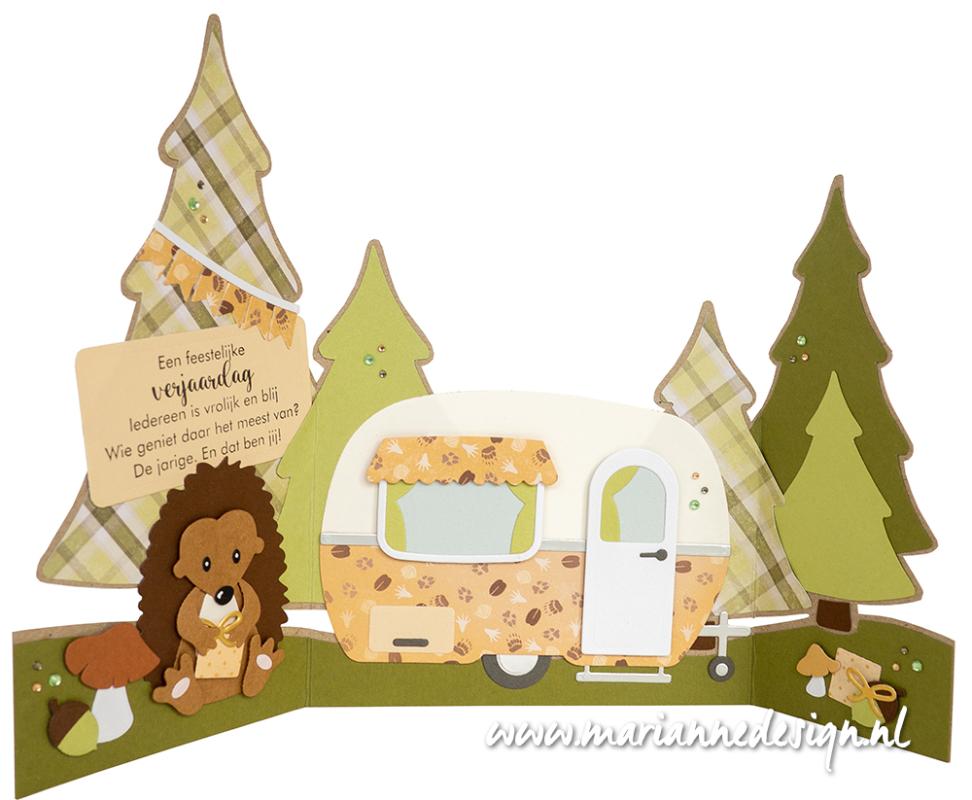 COL1531 Metal Die Marianne Design - Collectable - Caravan by Marleen