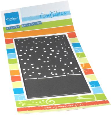 CR1629 Metal Die Marianne Design - CrafTables - WINTER RECTANGLE