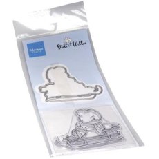 CS1138  Bear & Rabbit STAMP & DIE SET