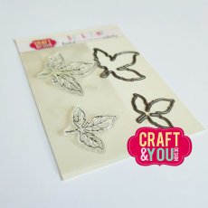 CSW01 Clear Stamp and dies - Leaves Set / right
